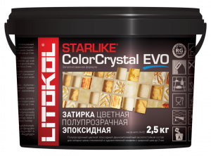 Затирка Litocol Starlike Color Crystal S. 820 (Azzurro Taormina) (2,5кг)