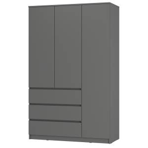 Шкаф БТС МЕБЕЛЬ Симпл ШК-08 00-00165436 графит