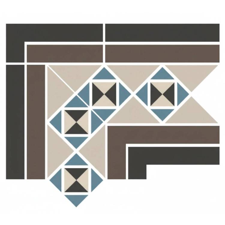 Вставка Top Cer Victorian designs series Parcorn Paris Corner 19x26