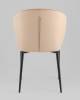 Стул Stool Group Deia DC1151P S301-85 bl.l кремовый черные ножки, экокожа фото 5