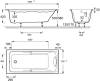 Акриловая ванна Jacob Delafon Odeon Up 180x80 фото 6