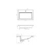 Раковина Uperwood Infinity RInfinity70wg белая глянцевая, 70x45 фото 5