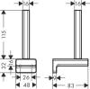 Душевой комплект Hansgrohe Vivenis 32128 + 26457 + 75615 + 41753 + 41752 + 41775 + 41756 + 41755, хром фото 15