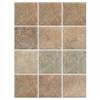 Керамическая плитка Kerama Marazzi Брюссель 1326 Микс Матовый (из 12 частей) 9.8x9.8