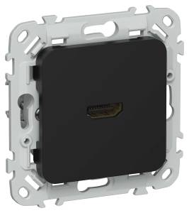 Розетка HDMI IEK Flite FI-H10-K02 черный