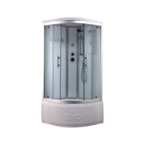 Душевая кабина Timo Standart T-6690SF Silver Fabric с высоким поддоном, профиль хром
