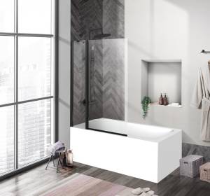 Душевая шторка на ванну BelBagno Uno V-11-100/150-C-Cr