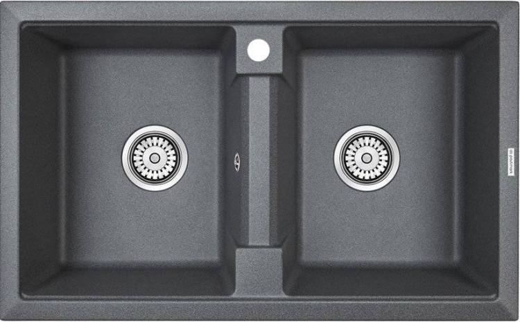 Мойка кухонная Paulmark Tandem PM238150-DG графит