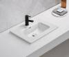 Раковина Gid Integrado 9060s 71155 белая, 61x46.5x17