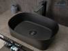 Раковина Gid Creativo N9028bg 53380 черный графит, 53x36x14
