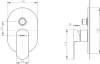 Смеситель для ванны с душем Bravat Gina PB865104CP-2-ENG фото 2