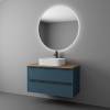 Тумба под раковину Veneciana Torno 105 510520 сине-зеленый матовый фото 3