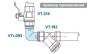 Угольник VALTEC 3/4 наружная резьба, 90 градусов, никелированная латунь фото 6