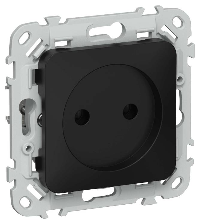 Розетка 1-местная IEK Flite FI-R10-10-1-K02 черный