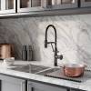 Смеситель для кухни IDDIS Grange GRAGMFLi05 графит с гибким изливом фото 3