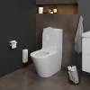 Унитаз-компакт Teymi Solli T40203 безободковый, с сиденьем микролифт, белый фото 3