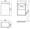 Тумба под раковину Sancos Mini MN35EGL фото 5