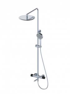 Душевая стойка Wonzon & Woghand WW-88739902-CR с термостатом, хром