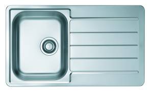 Мойка кухонная Alveus Line 20 1065560 Nat-90 с сифоном, 86x50