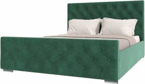 Кровать 1800х2000 НК-Мебель Интеро 72306783 Зелёный 110x189.4x220.5