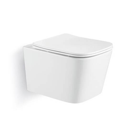 Унитаз подвесной Iberica Blanca Toledo IB.TLM.234.1B1 с крышкой-сиденьем микролифт