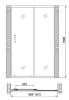 Душевая дверь в нишу Gemy Victoria S30191H фото 4