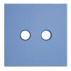 Лицевая панель для двойной ТВ розетки Voltum S70 VLS001615 деним фото 3