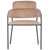 Стул Bradex Home Napoli FR 0326, латте с черными ножками фото 2