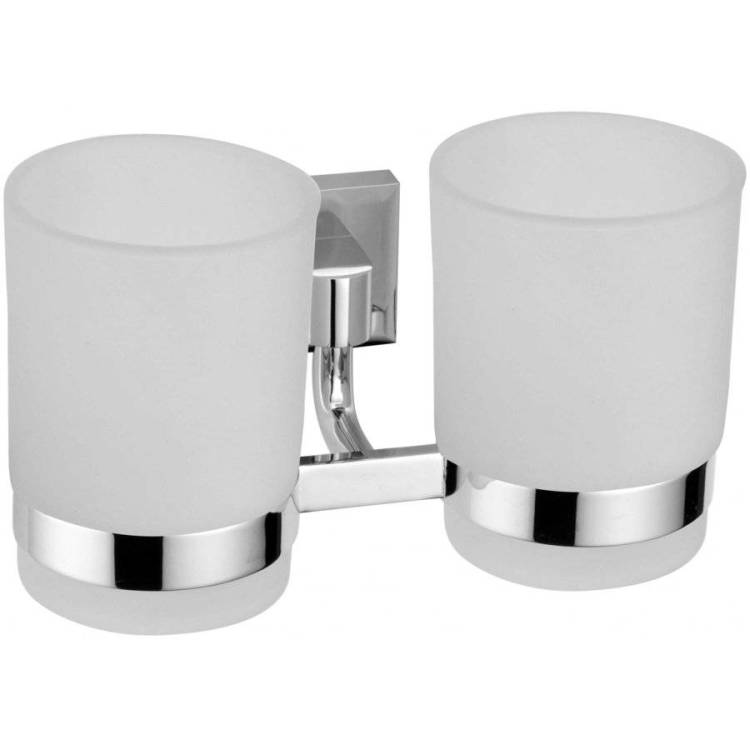 Держатель для двух стаканов Savol 95 S-009568 хром