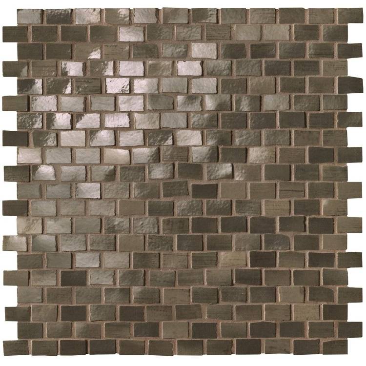 Мозаика FAP Ceramiche Brickell fNWP Brown Brick Gloss 30x30