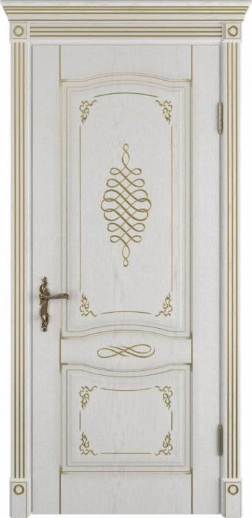Межкомнатная дверь Владимирская Фабрика Дверей экошпон VFD Vesta, глухая, Bianco Classic PG 600x2000