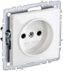 Розетка 1-местная с защитными шторками IEK Brite BR-R13-10-K01 белый