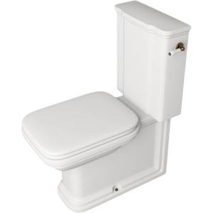 Унитаз-компакт Kerasan Waldorf ручка смыва справа, бронза