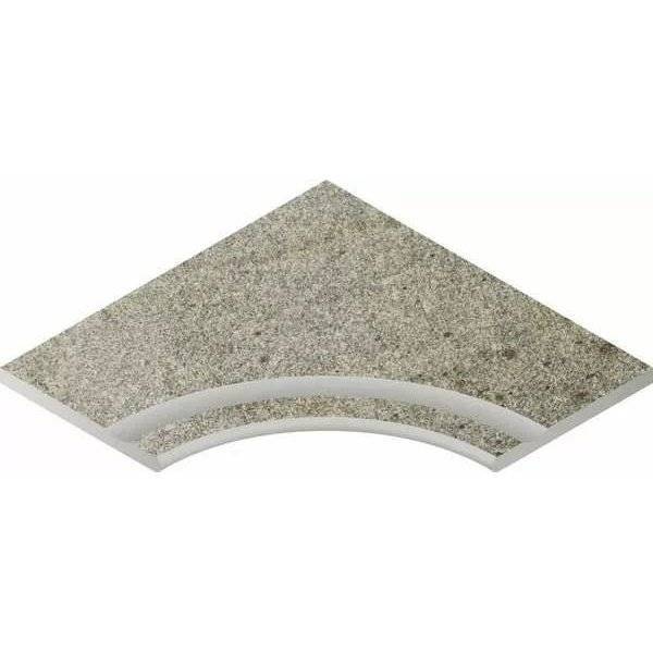 Бордюр Italon Нордика X2 620090001058 Сильвер Анголаре Раунд 60x60