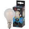 Лампа светодиодная филаментная ЭРА E14 7W 4000K матовая F-LED P45-7W-840-E14 frost Б0027957 фото 3