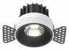 Встраиваемый светильник Maytoni Technical Round DL058-12W4K-TRS-B
