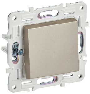 Выключатель 1-клавишный проходной IEK Skandy SK-V12-0-10-K37 шампань