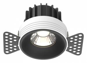 Встраиваемый светильник Maytoni Technical Round DL058-12W4K-TRS-B