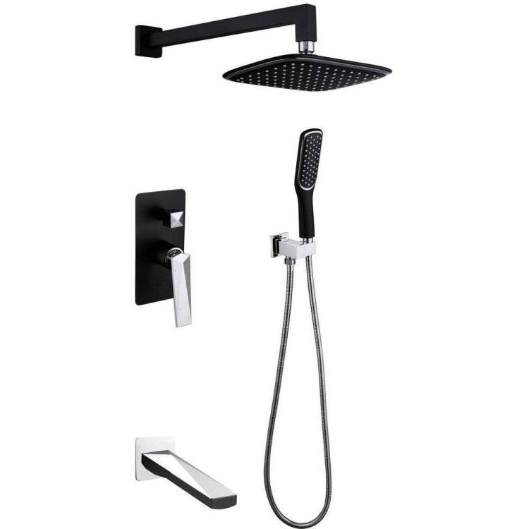 Душевой комплект Boheme Venturo 374-B-2 черный