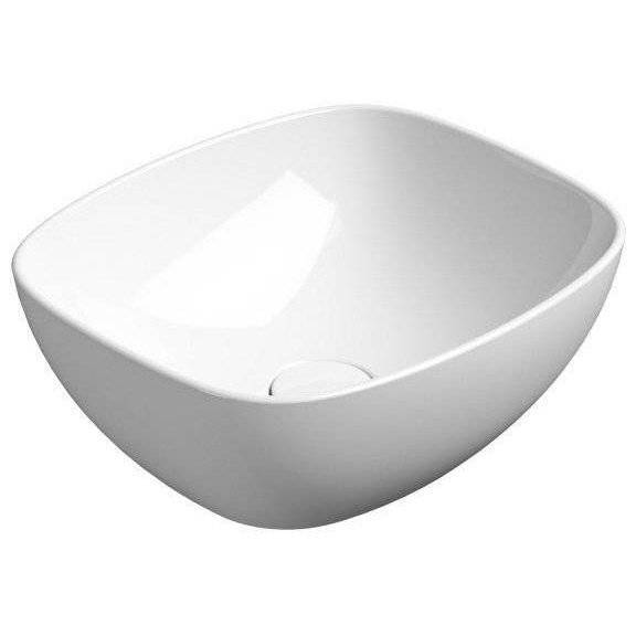 Раковина GSI Nubes 978511 40 см, белая глянцевая