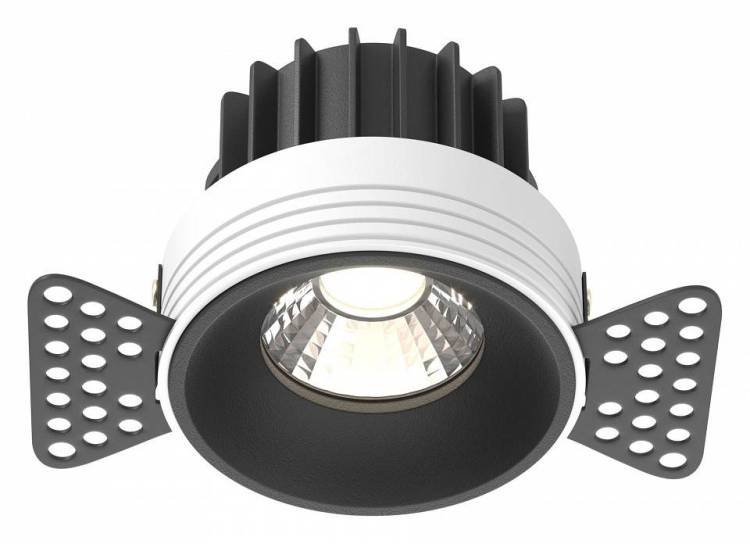 Встраиваемый светильник Maytoni Technical Round DL058-12W4K-TRS-B