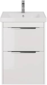 Тумба для комплекта Dreja Prime 60 белый глянец