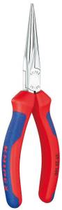 Плоскогубцы KNIPEX телефониста, плоскокруглые губки 54 мм с крестообразной насечкой, 160 мм, хром, 2К ручки