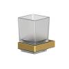 Стакан WHITECROSS Cubo CU2430GLB подвесной, золото брашированное