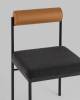 Набор из 2 стульев Stool Group Балла FDC7287 sDC6095-10+b270-28 X2 темно-серый, коричневая экокожа фото 7