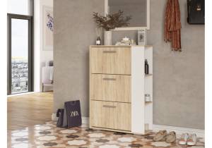 Обувница Woodville Эдеа-1 563550 сонома/белый
