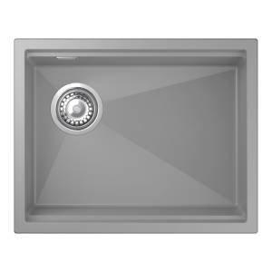 Кухонная мойка Rivelato Lino LN-554-L серый металлик