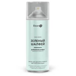Эмаль для декора и мебели быстросохнущая Elcon зеленый шалфей 520 мл