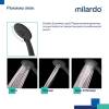 Универсальный смеситель Milardo Rora RORBL00M10 черный фото 4