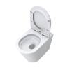 Унитаз приставной BelBagno Flay BB1003CB-TOR/SC безободковый, с сиденьем микролифт, белый фото 4
